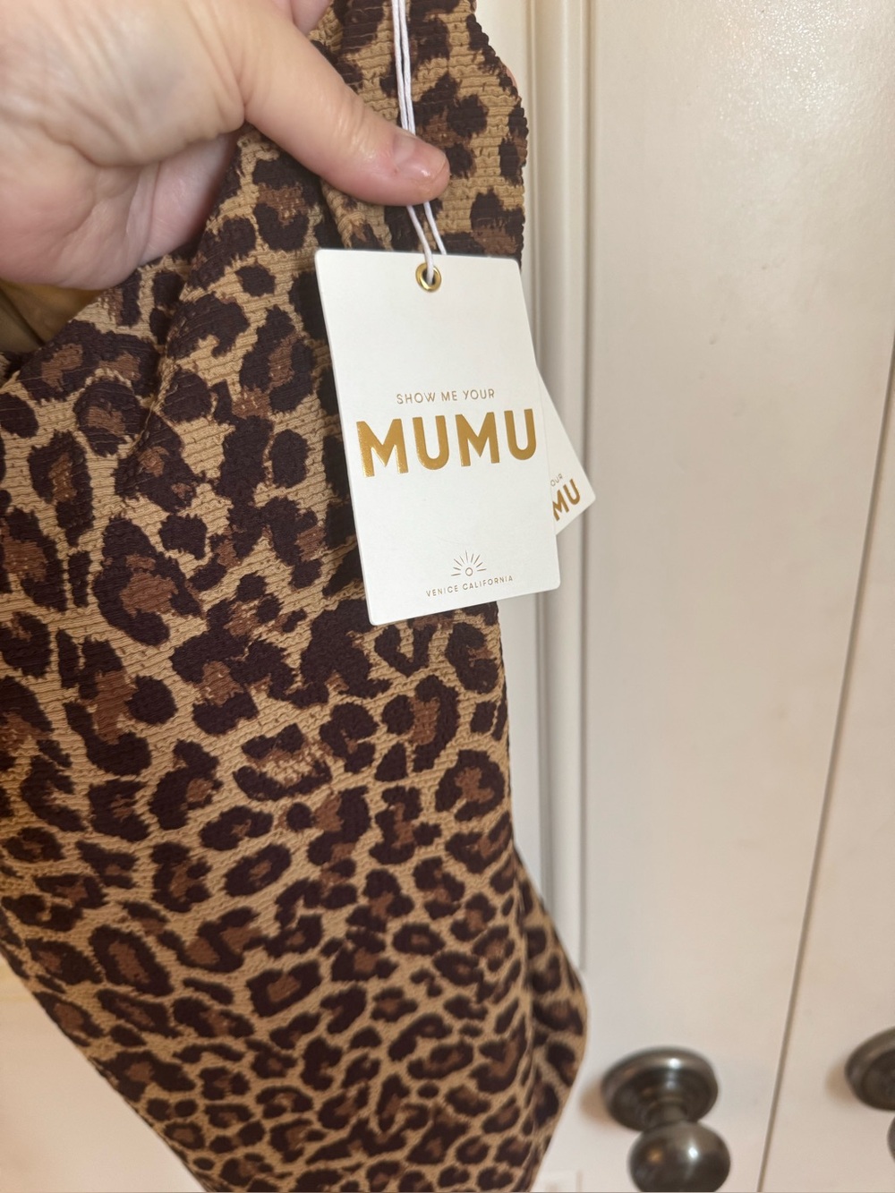NWT - Show Me Your MuMu Leopard Print One Piece Swimsuit - Picture 5 of 6